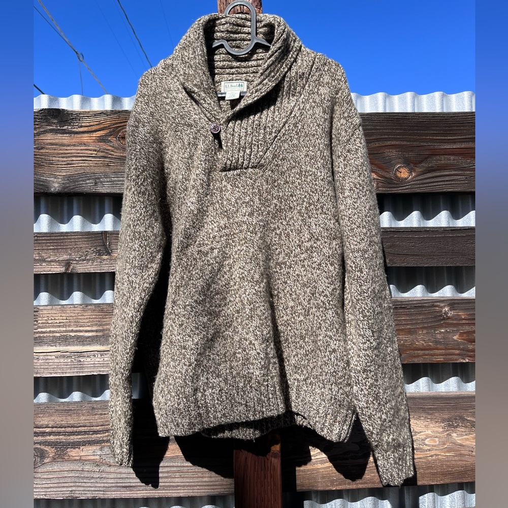 L.L. Bean - Vintage - Men's Wool Sweater - L